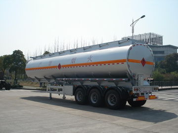 3x12T BPW धुरा 46000L एल्यूमिनियम मिश्र पेट्रोलियम / तेल टैंक अर्ध ट्रेलर