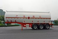 तरल टैंक ट्रक / तरल गैस अर्द्ध ट्रेलर स्टेनलेस स्टील 38CBM 3axles