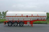 तरल टैंक ट्रक / तरल गैस अर्द्ध ट्रेलर स्टेनलेस स्टील 38CBM 3axles