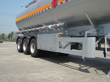 3x12T BPW धुरा 46000L एल्यूमिनियम मिश्र पेट्रोलियम / तेल टैंक अर्ध ट्रेलर