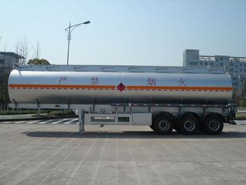 3x12T BPW धुरा 46000L एल्यूमिनियम मिश्र पेट्रोलियम / तेल टैंक अर्ध ट्रेलर