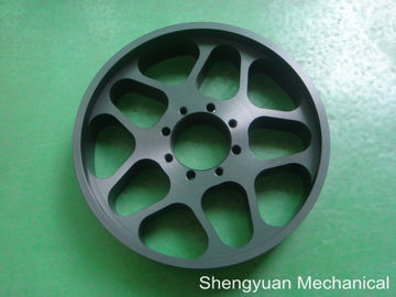 AL6061 काले anodize प्रेसिजन दिया पार्ट्स बड़े Chromira ड्रम ड्राइव Pully