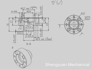 SUS304 सीएनसी प्रेसिजन कैरियर कंप्रेसर मुहर के लिए पार्ट्स सील शारीरिक दस्ता की ओर मुड़ते