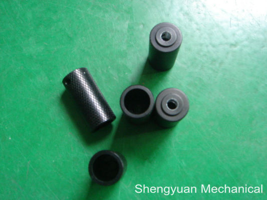 Anodizing सीएनसी परिशुद्धता मशीनिंग काले anodize अल्युमीनियम लंबी आस्तीन Knobs M8