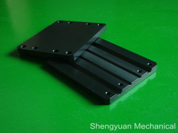 काला anodized साथ AL6061-T6 प्रेसिजन मिलिंग मशीनरी पार्ट्स