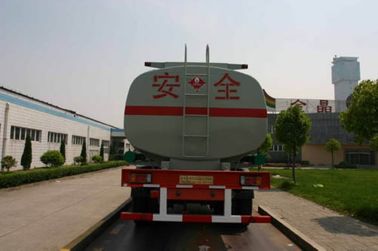 30000L 2 एक्सल स्टील रासायनिक तरल टैंक ट्रक परिवहन गैस / डीजल