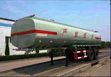 30000L 2 एक्सल स्टील रासायनिक तरल टैंक ट्रक परिवहन गैस / डीजल