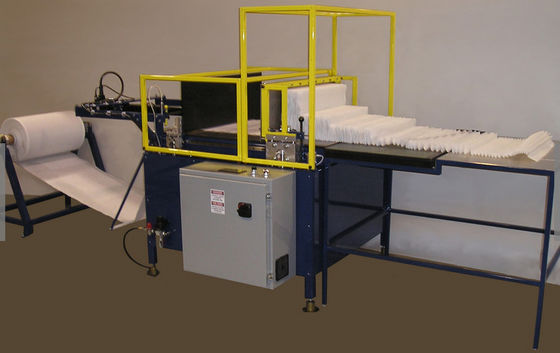 20mm - 100mm मिनी रोटरी Pleating ग्लास फाइबर एयर फ़िल्टर के लिए मशीन