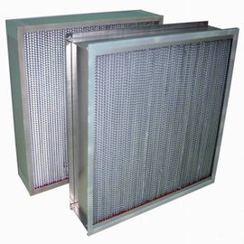 Waveness एल्यूमिनियम पर्ण Pleat उच्च तापमान HEPA फिल्टर औद्योगिक एयर फिल्टर प्रणाली के लिए