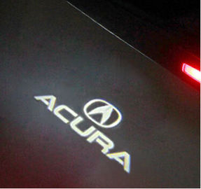 Acura MDX ZDX RLX टीएल दरवाजा सौजन्य लैंप एलईडी लाइट लोगो मोटर वाहन स्पेयर पार्ट्स