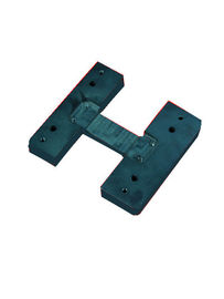 काले anodize प्रेसिजन सीएनसी मशीनिंग machined एल्यूमीनियम एच प्रोफ़ाइल